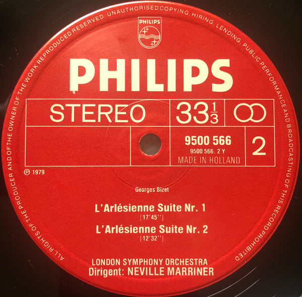 Georges Bizet - Suites «Carmen» 1 & 2 /  «L'Arlésienne» 1 & 2(LP)