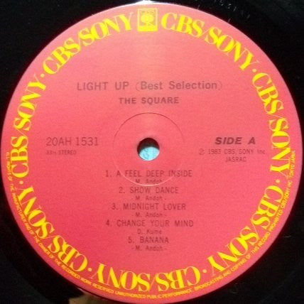 The Square* - Light Up (Best Selection) (LP, Album, Comp, Ltd)