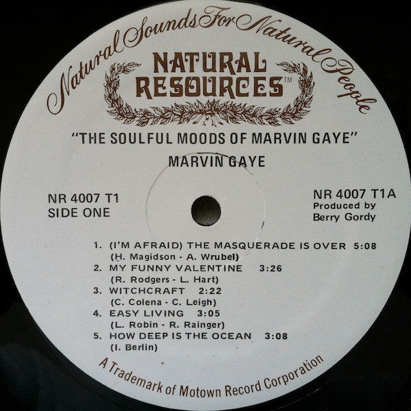 Marvin Gaye - The Soulful Moods Of Marvin Gaye (LP, Album, RE)