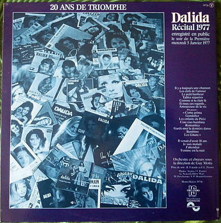 Dalida - Olympia 77 Enregistré En Public (LP, Album, Gat)