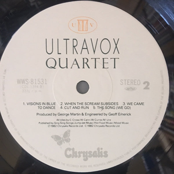 Ultravox - Quartet (LP, Album)