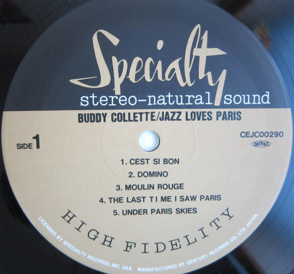 Buddy Collette - Jazz Loves Paris (LP, Hig)