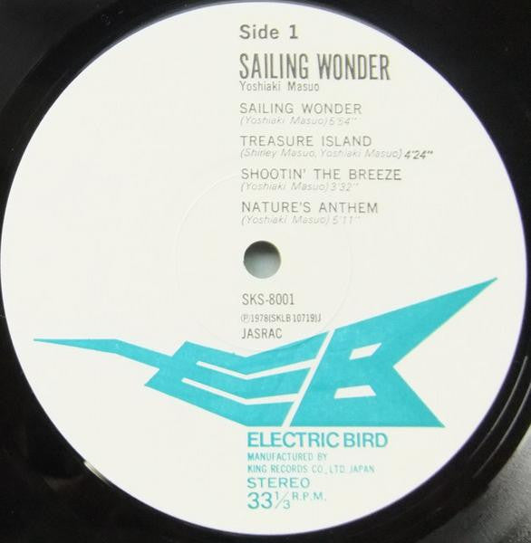 Yoshiaki Masuo - Sailing Wonder (LP, Album)