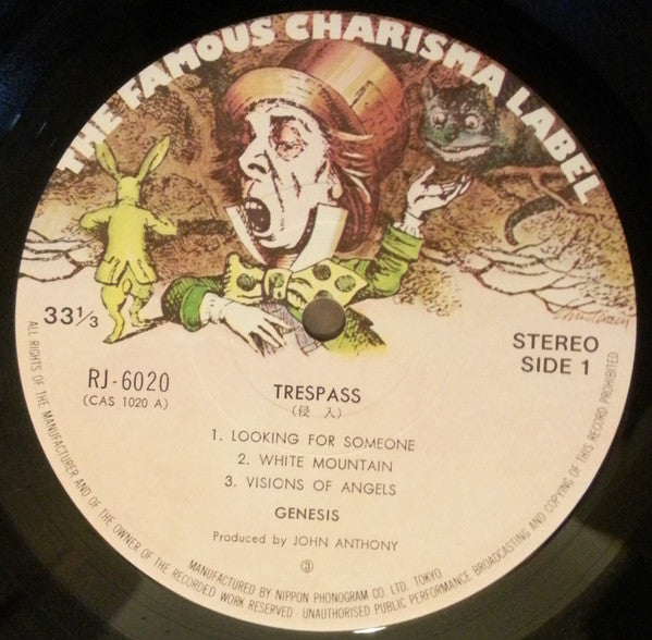 Genesis - Trespass (LP, Album, RE)