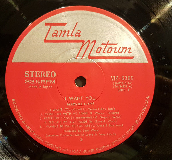 Marvin Gaye - I Want You (LP, Album)