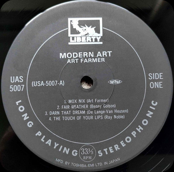 Art Farmer - Modern Art (LP, Album, Ltd, RE)