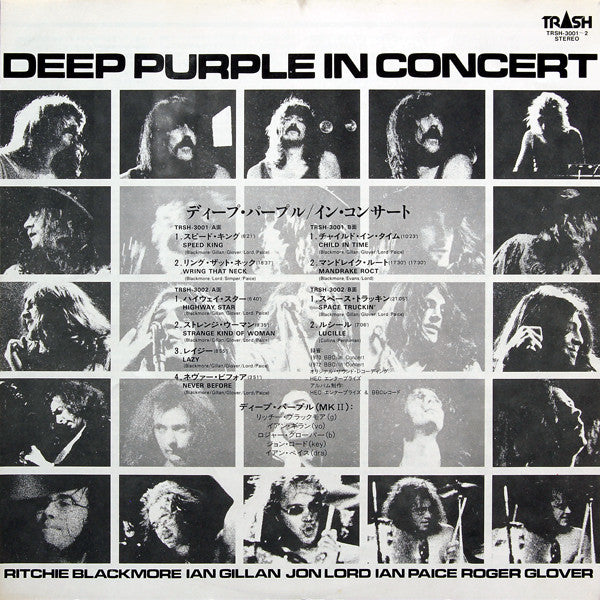 Deep Purple - Deep Purple In Concert (2xLP, Album, Gat)