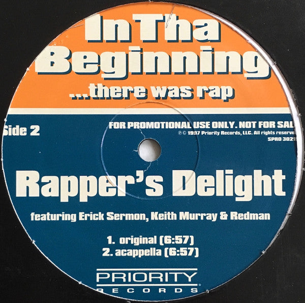 Erick Sermon, Keith Murray & Redman - Rapper's Delight (12"", Promo)