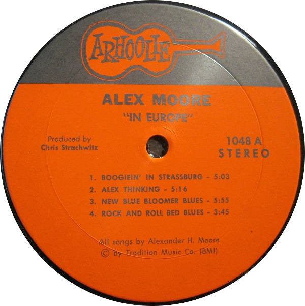 Alex Moore - In Europe (LP, Album)
