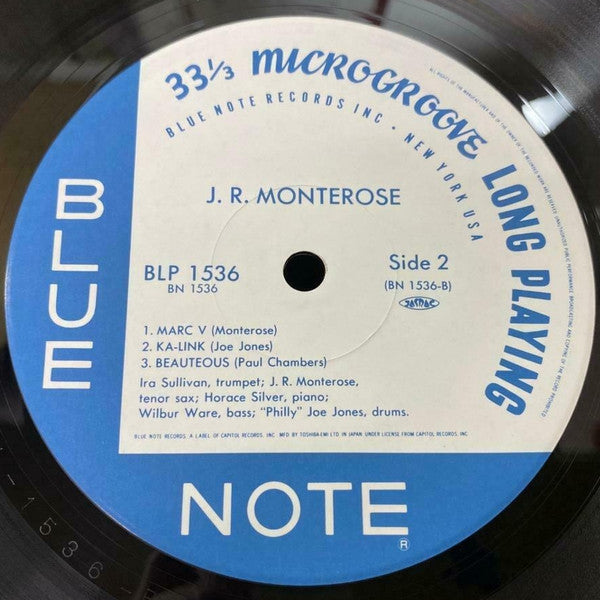 J.R. Monterose - J.R. Monterose (LP, Album, Mono, Ltd, RE)