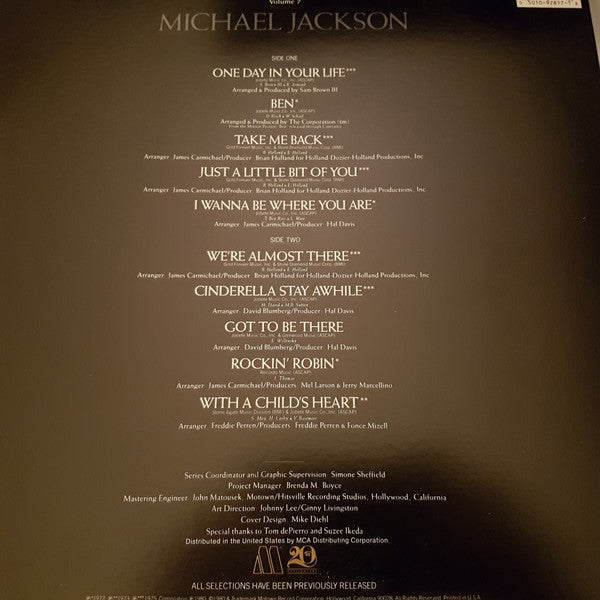 Michael Jackson - Michael Jackson (LP, Comp)