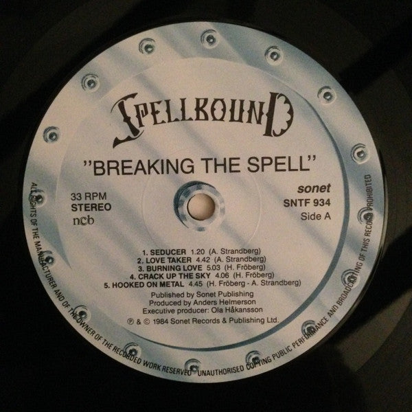Spellbound (4) - Breaking The Spell (LP, Album)
