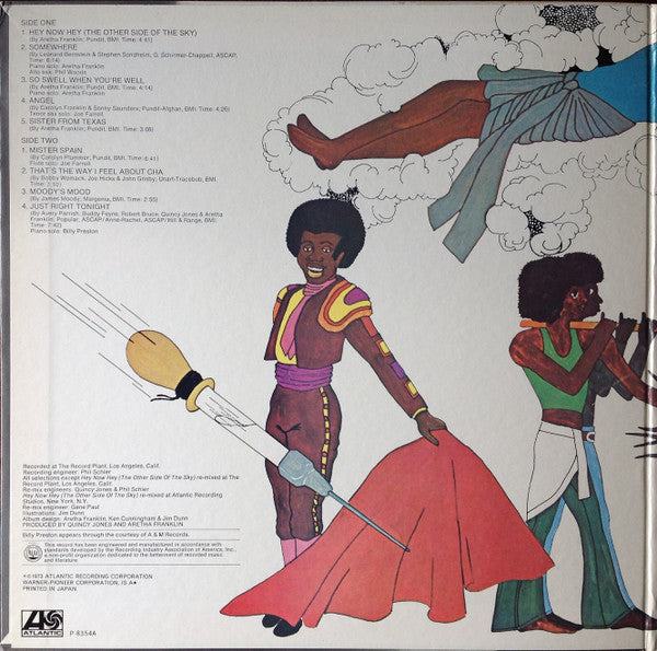 Aretha* - Hey Now Hey (The Other Side Of The Sky) (LP, Album, Gat)