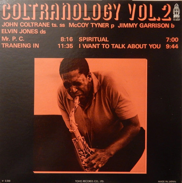 John Coltrane - Coltranology Vol. 2 (LP, Album, Mono)