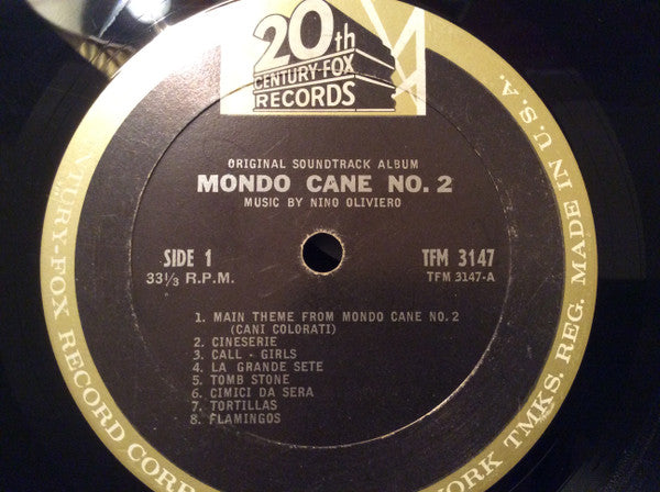 Nino Oliviero - Mondo Cane No. 2 - Original Soundtrack Recording(LP...