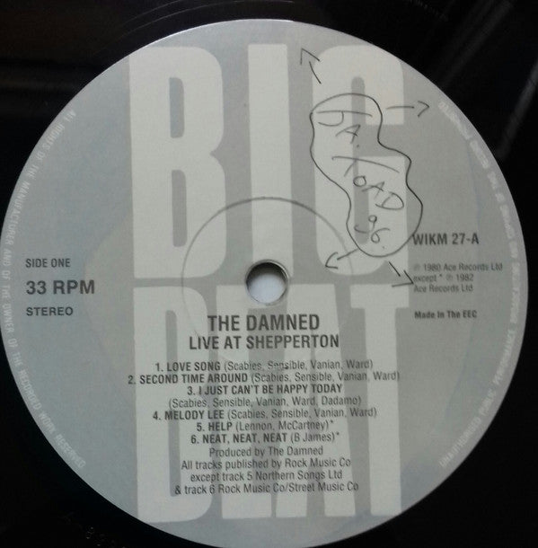 The Damned - Live Shepperton 1980 (LP, Album, RE)