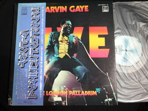 Marvin Gaye - Live At The London Palladium (2xLP, Album, Gat)