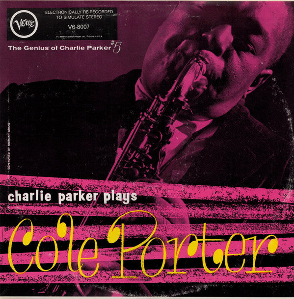 Charlie Parker - Charlie Parker Plays Cole Porter (LP, Album, Enh, ...