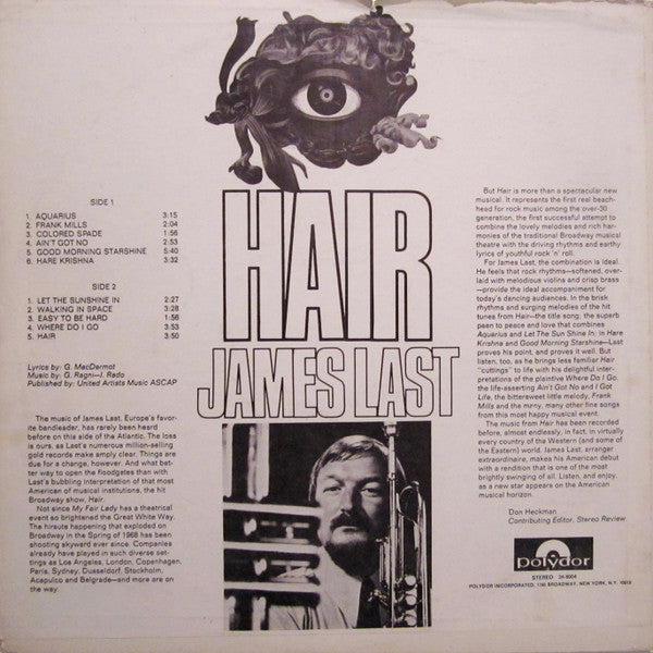 James Last - Hair (LP, Album)