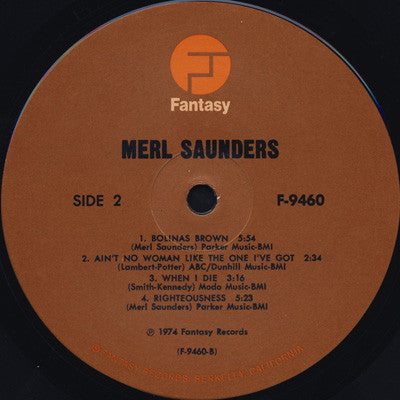 Merl Saunders - Merl Saunders (LP, Album)
