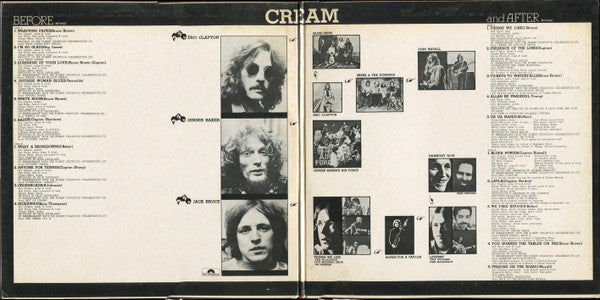 Cream (2) - Before And After (2xLP, Comp, Gat)