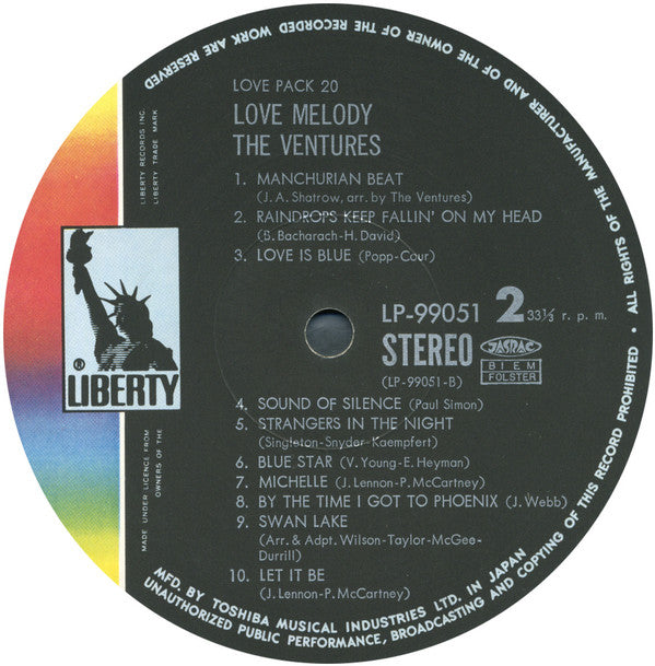 The Ventures - Love Melody (LP, Comp, Box)