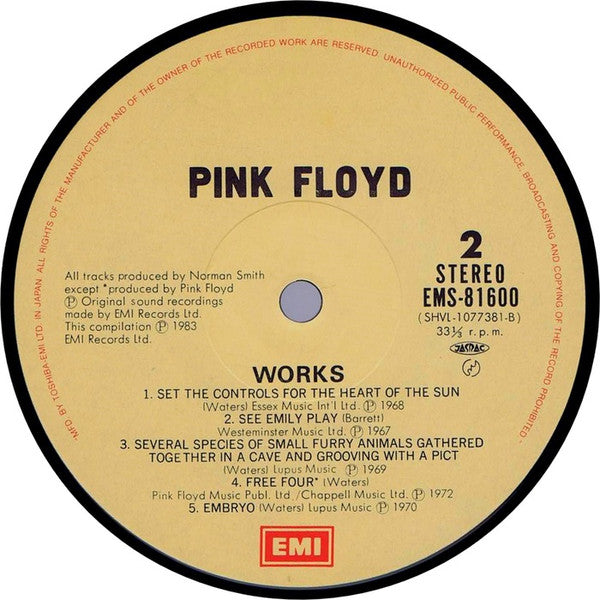 Pink Floyd - Works (LP, Comp)