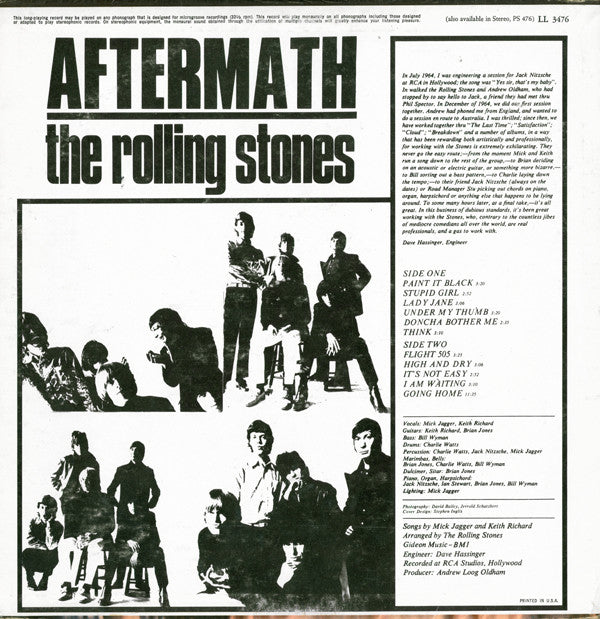 The Rolling Stones - Aftermath (LP, Album, Mono, Mon)