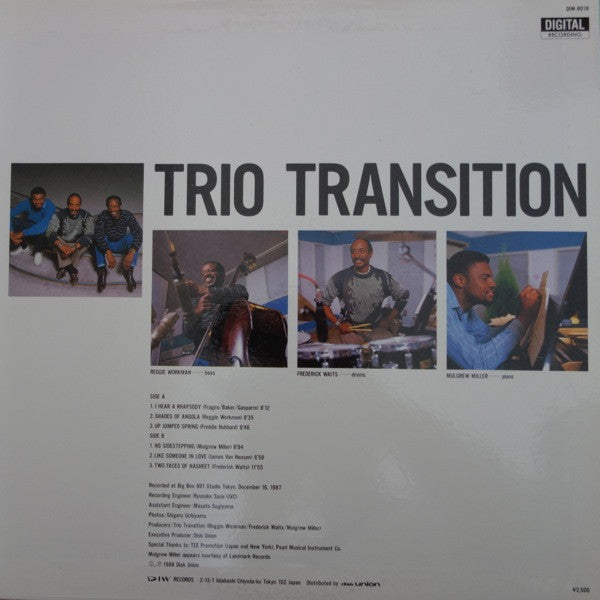 Trio Transition - Trio Transition (LP, Album)