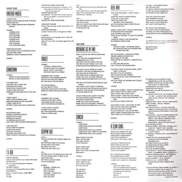 Joe Jackson - Night And Day (LP, Album, RE, RM, 180)