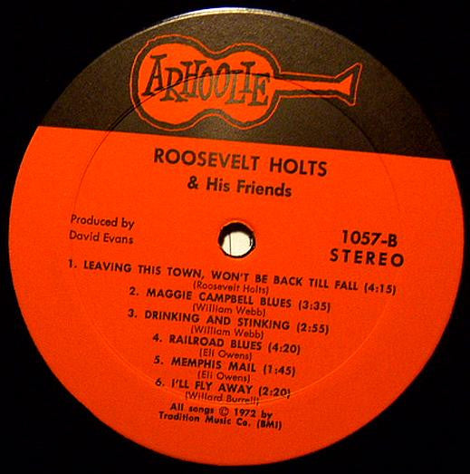 Various - Roosevelt Holts And His Friends (LP)