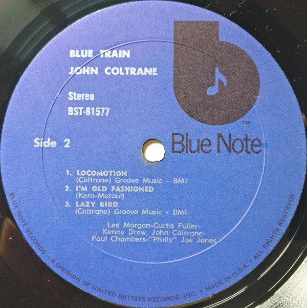 John Coltrane - Blue Train (LP, Album, RE, Bla)