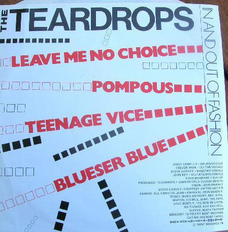 The Teardrops (3) - In And Out Of Fashion (12"", EP)