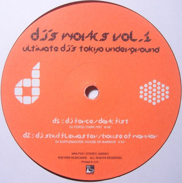 Various - DJ's Works Vol. 1 - Ultimate DJ's Tokyo Underground (2x12"")