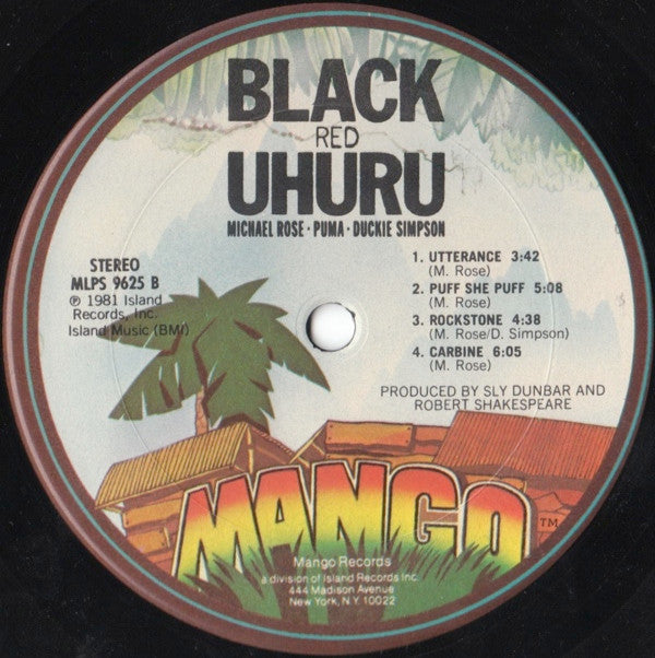 Black Uhuru - Red (LP, Album)