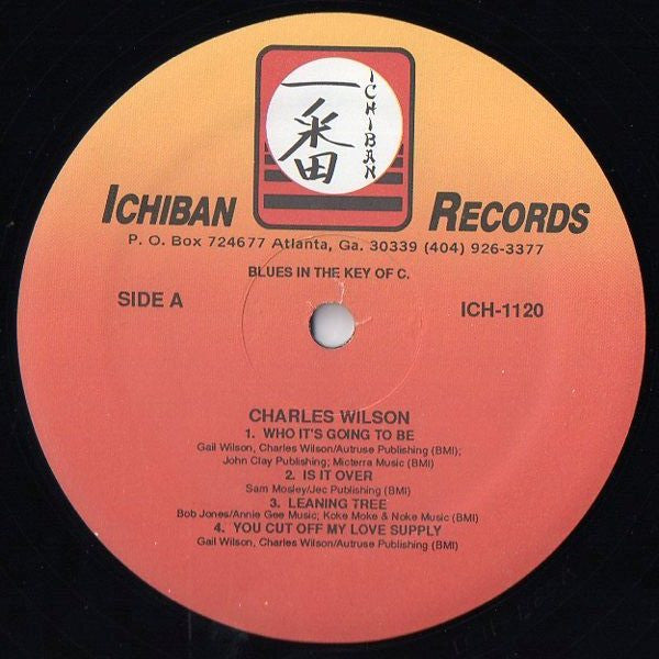 Charles Wilson - Blues In The Key Of C. (LP, Album)