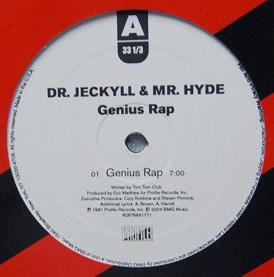Dr. Jeckyll & Mr. Hyde - Genius Rap (12"", RE)