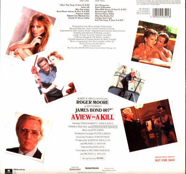 John Barry - A View To A Kill (Original Motion Picture Soundtrack)(LP)