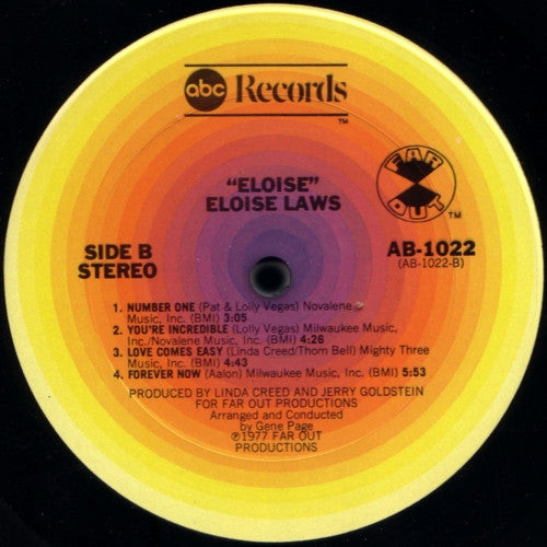 Eloise Laws - Eloise (LP, Album, San)