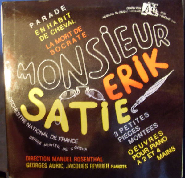 Erik Satie - Monsieur Erik Satie(2xLP, Gat + 7")