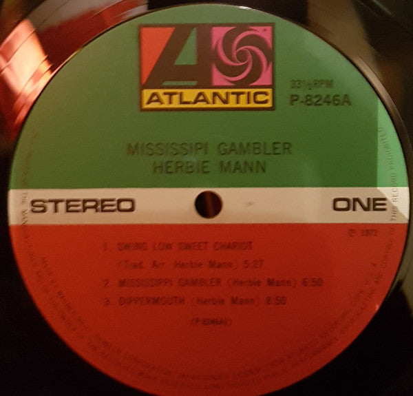 Herbie Mann - Mississippi Gambler (LP, Album)