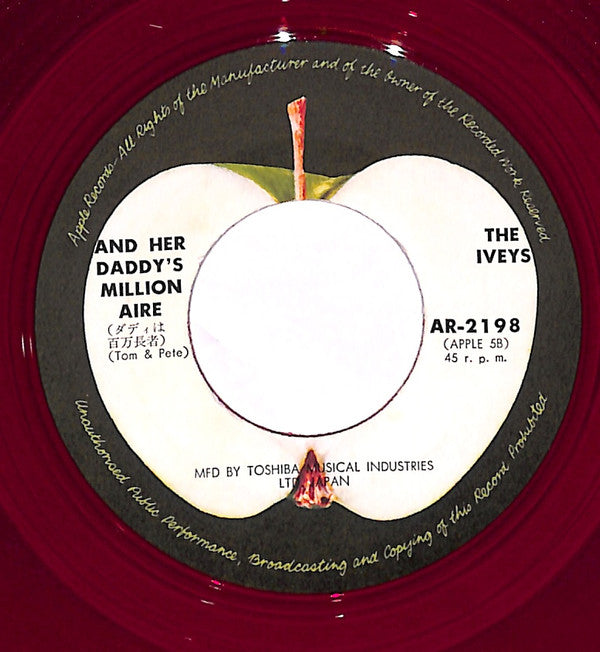 The Iveys - Maybe Tomorrow ◆ And Her Daddy's A Millionaire(7", Sing...