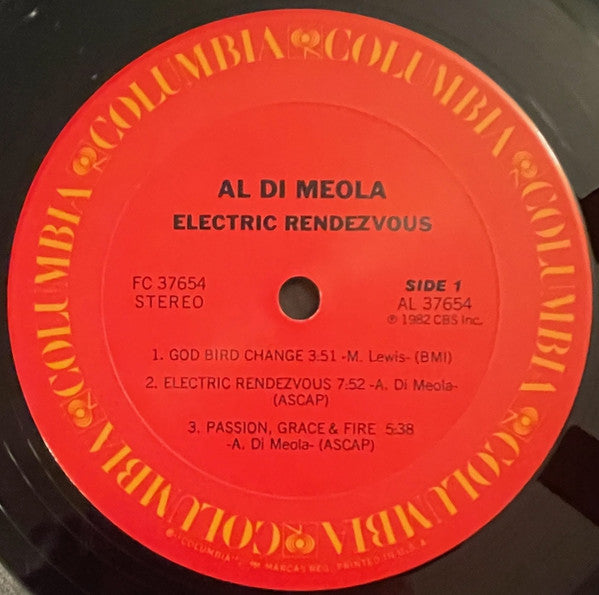Al Di Meola - Electric Rendezvous (LP, Album, Ter)