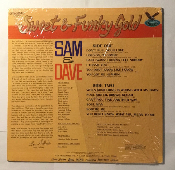 Sam & Dave - Sweet & Funky Gold (LP, Comp)