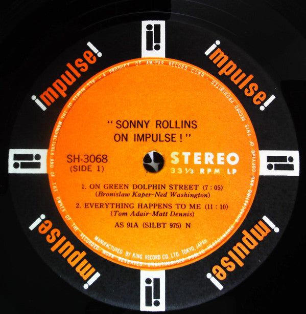 Sonny Rollins - On Impulse! (LP, Album)