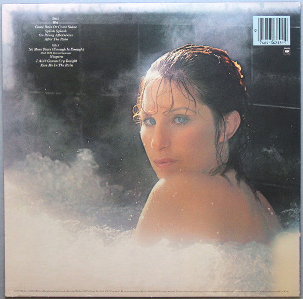 Barbra Streisand - Wet (LP, Album, Pit)