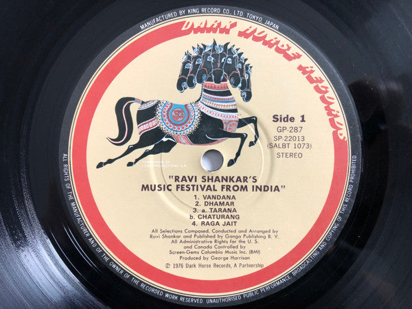 Ravi Shankar - Ravi Shankar's Music Festival From India (LP, Album)