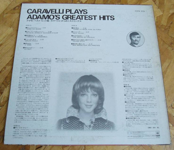 Caravelli - Plays Adamo's Greatest Hits (LP, Comp, Club)