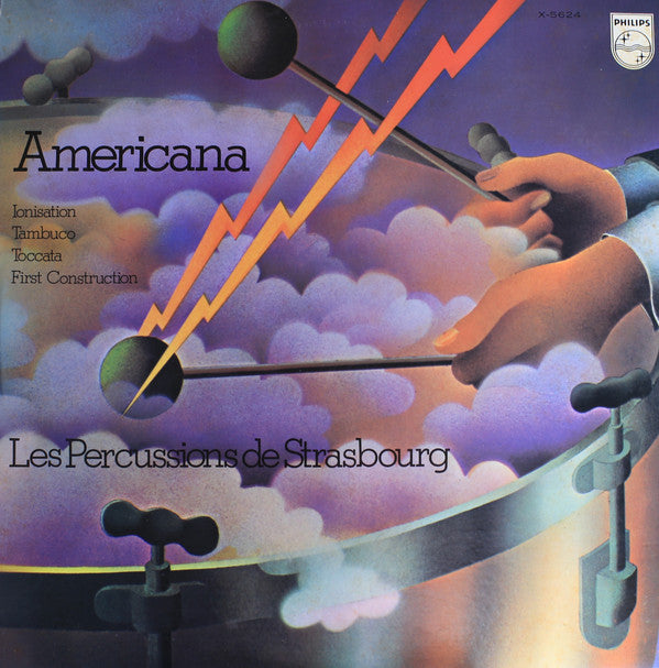 Les Percussions De Strasbourg - Americana (LP, RE)