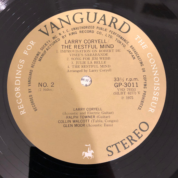 Larry Coryell - The Restful Mind (LP, Album)